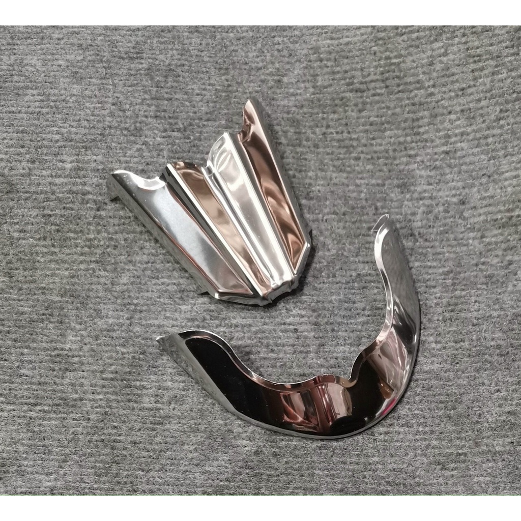 Combo mỏ đuôi dè sau và mỏ đuôi dè trước xe VARIO 160 đời 2022, chất liệu INOX 304 sáng bóng gắn trang trí xe siêu chất