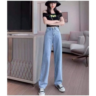 Quần jeans ống rộng