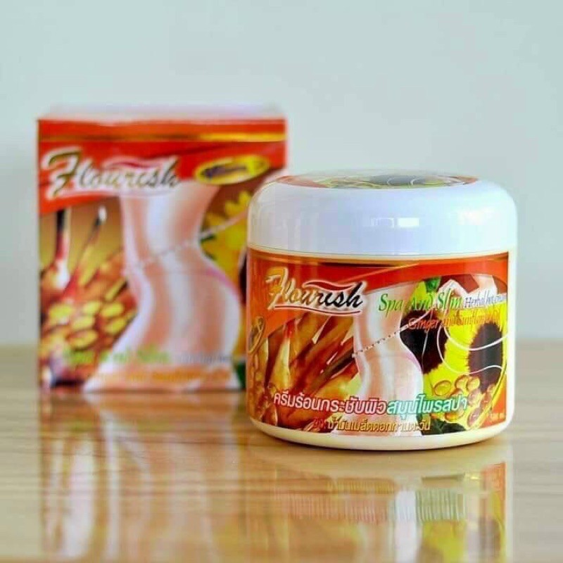 CHÍNH HÃNG Kem tan mỡ gừng FLOURISH Thái Lan 700ml