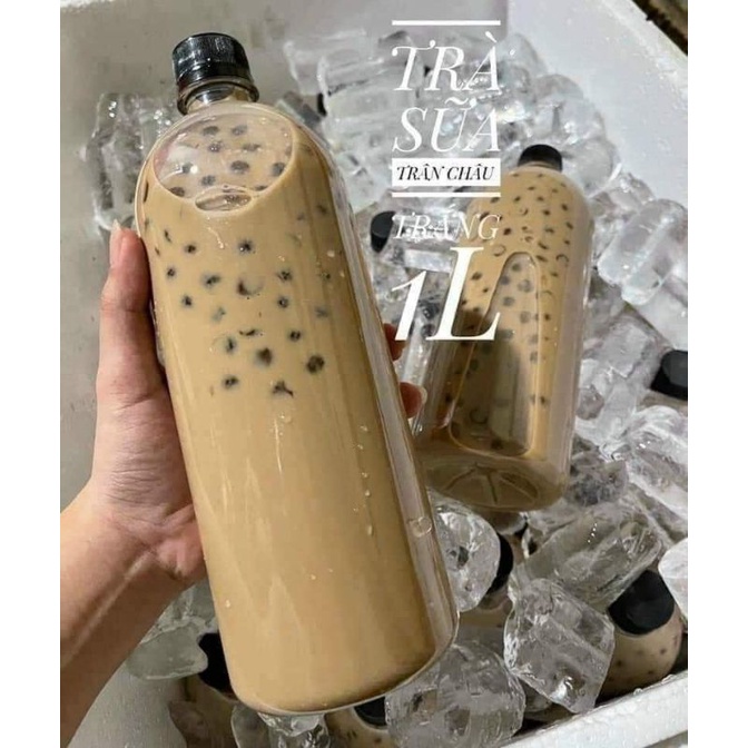 Set Nguyên Liệu Pha Trà Sữa Đường Đen, Phúc Long, Matcha, Trà Đào (20 Ly)