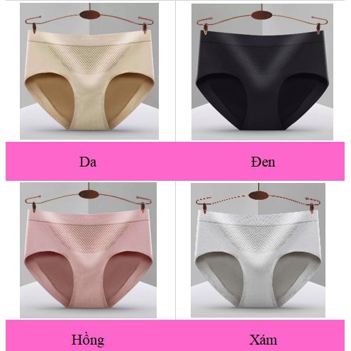 Quần lót nữ cotton tổ ong nâng mông 3D freesize 40-60kg Lakimo QLG20 | BigBuy360 - bigbuy360.vn