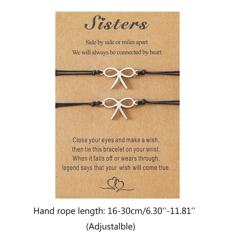 Set 2 Vòng Tay Handmade Thắt Nơ Xinh Xắn Thời Trang Cho Nữ