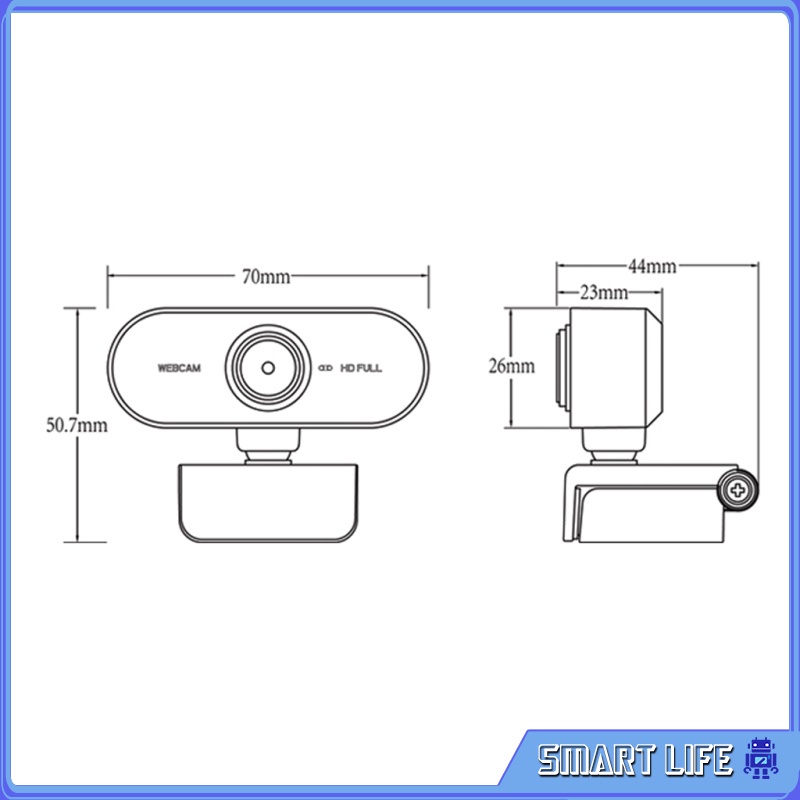Webcam Hd 1080p Tự Động Lấy Nét Tích Hợp Micro Cho Máy Tính Mới | BigBuy360 - bigbuy360.vn