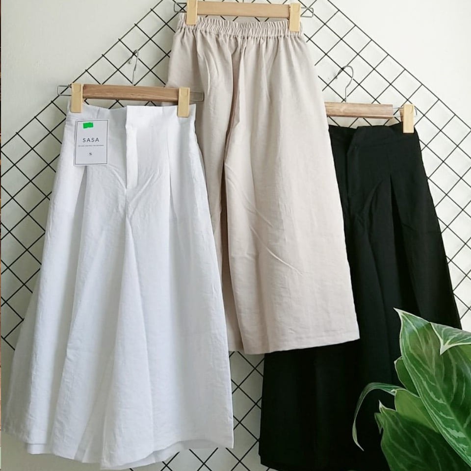 Quần đũi ống rộng giả váy | BigBuy360 - bigbuy360.vn