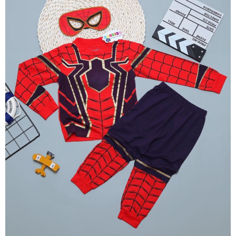 Quần áo người nhện Spiderman Size tới 40kg tặng thêm mặt nạ Người nhện