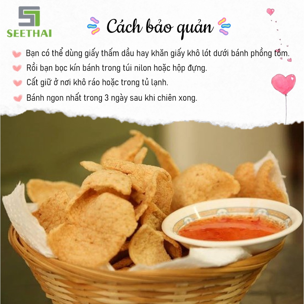 Bánh phồng tôm vị tôm manora thái lan 200gr - ảnh sản phẩm 5