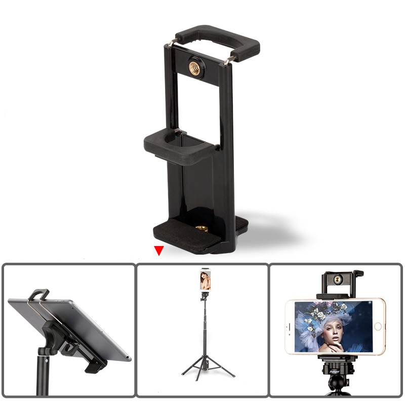Kẹp giữ điện thoại / máy tính bảng gắn giá đỡ ba chân quay video tiện dụng