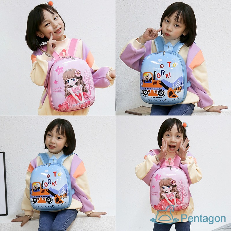 Balo Vỏ Trứng Kiểu Hoạt Hình Động Vật Phong Cách Phương Tây Cho Bé