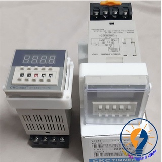 Rơ le thời gian dh48s-1z relay thời gian timer công tắc thời gian bộ hẹn giờ bộ định thời omron h5cn kèm đế