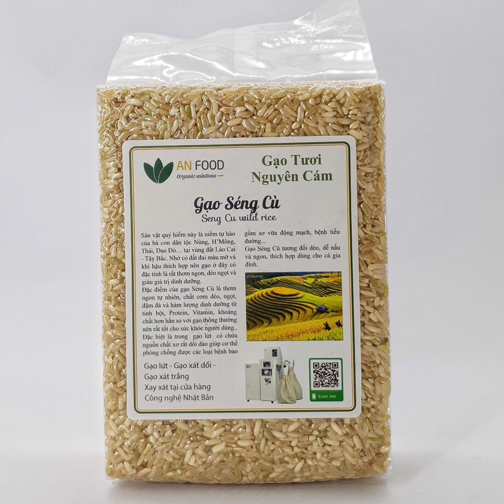 Gạo Séng Cù An Food 1kg - Gạo chuẩn Mường Khương, không pha trộn.