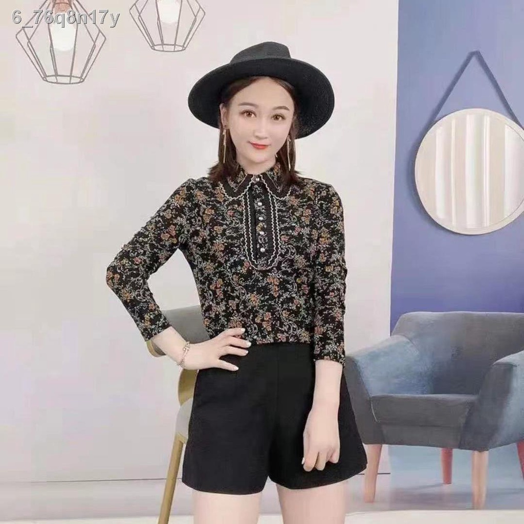 Mùa thu năm 2021 áo thun dài tay mỏng phụ nữ trung niên và bà mẹ cao tuổi tính khí mới của kiểu phương tây sơ m