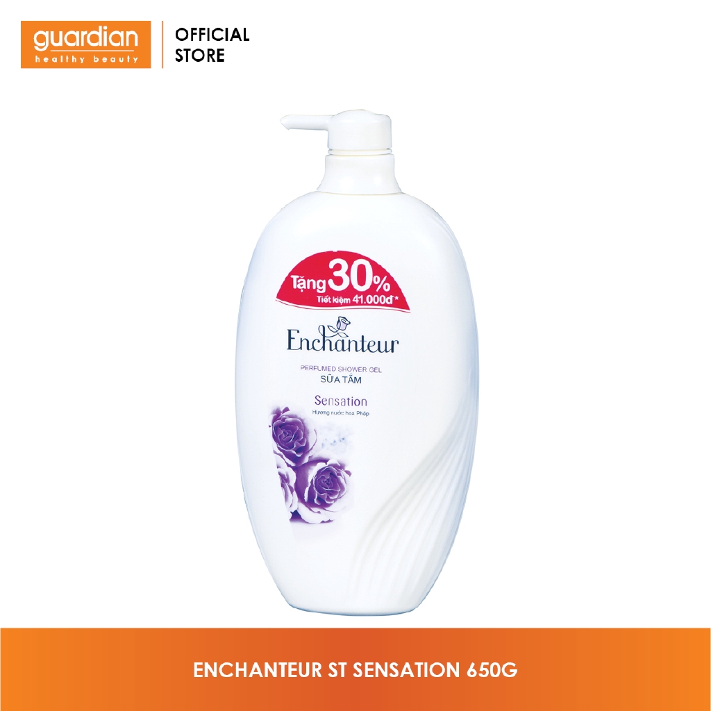 Sữa Tắm Nước Hoa Enchanteur Sensation 650g