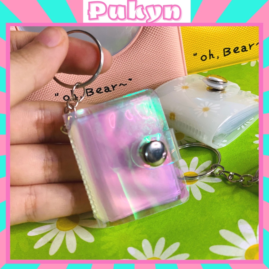 Móc khóa album ảnh mini tặng ảnh theo yêu cầu lưu niệm MK04 PUKYN
