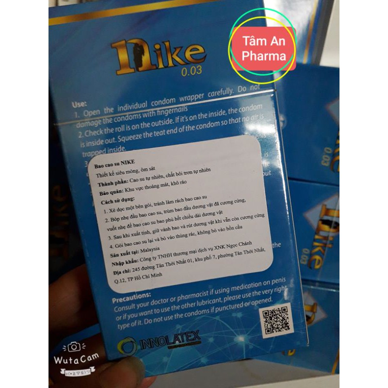 Bao Cao Su Nike siêu Mỏng Trơn Nhập Khẩu Malaysia Chống Xuất Tinh Sớm