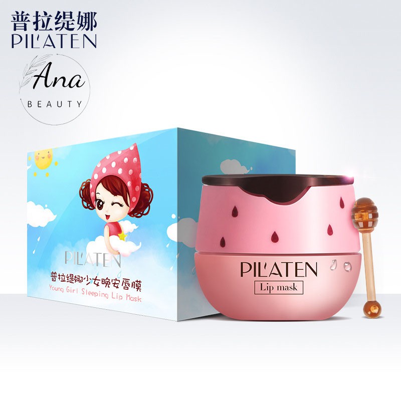 Hũ Mặt Nạ Ngủ Môi Kiêm Son Dưỡng Dâu Mật Ong Pil'aten | BigBuy360 - bigbuy360.vn