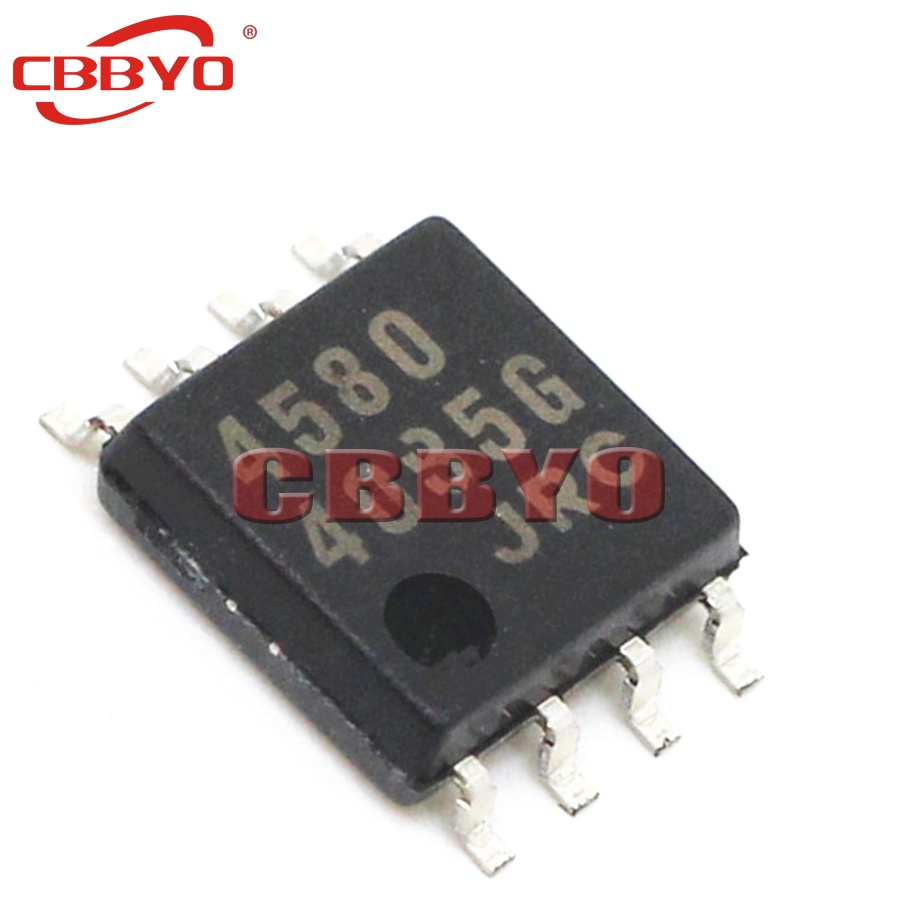 Bộ 10 Linh Kiện Điện Tử NJM4580V-TE1 JRC4580 4580 TSSOP-8