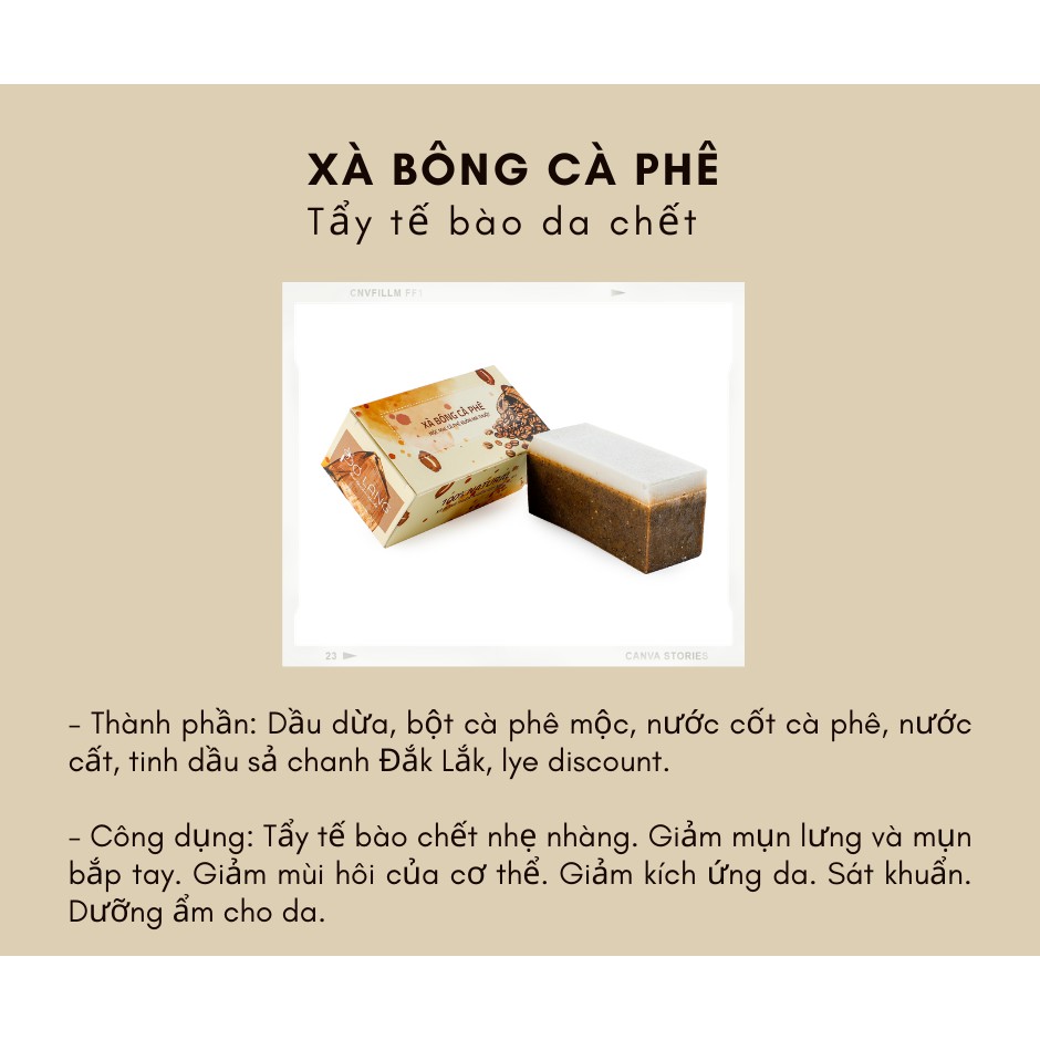Xà Bông Thiên Nhiên Cà Phê Tẩy Tế Bào Chết 💖𝑭𝑹𝑬𝑬𝑺𝑯𝑰𝑷 💖Pơ Lang Bánh 100gr | BigBuy360 - bigbuy360.vn