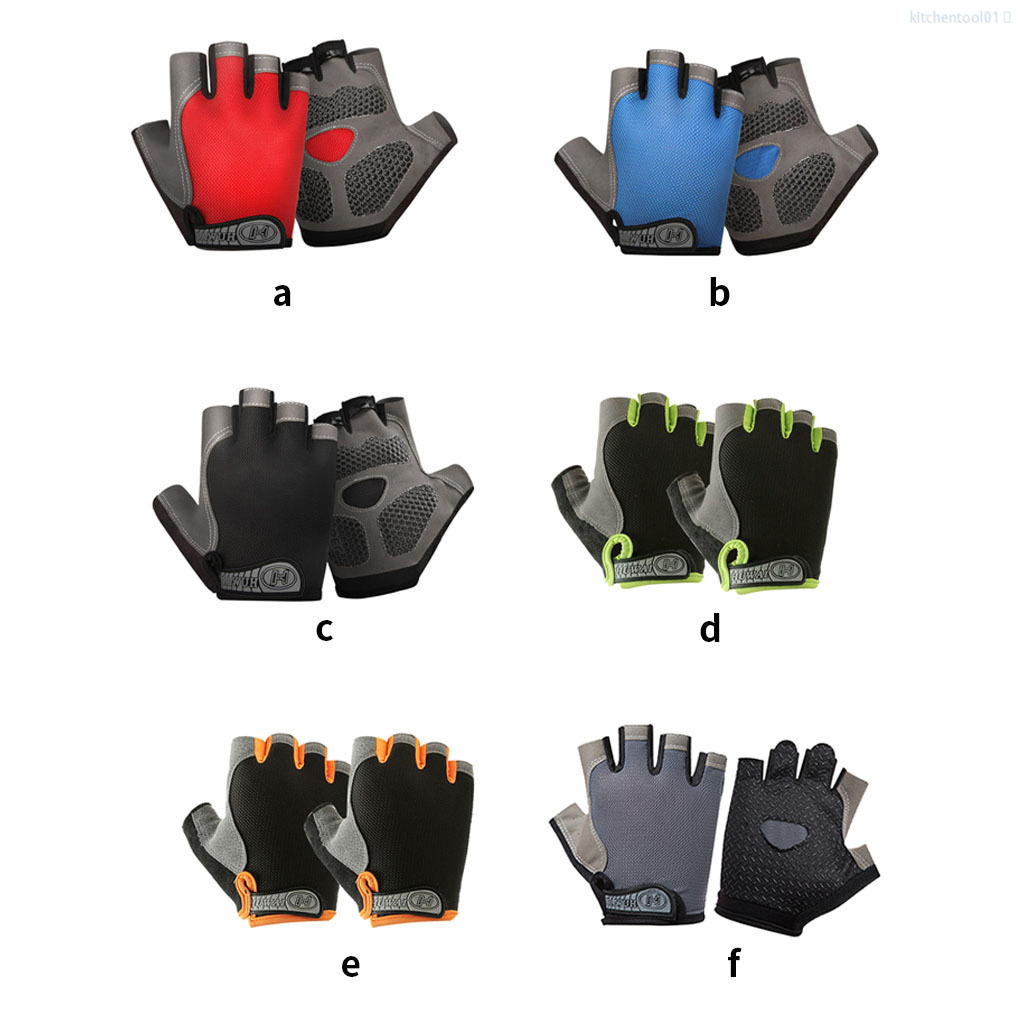 1 Đôi Găng Tay Thể Thao Chống Trượt Chống Trượt Thoáng Khí Dùng Cho Thể Thao Red, M Kitchentool01