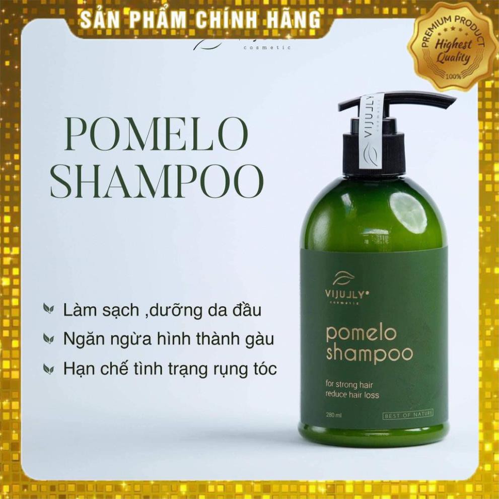 [GIẢM RỤNG RÕ RỆT] Dầu Gội Bưởi Cao Cấp ViJully - Kích Thích Mọc Tóc_Ngăn Rụng Tóc_Làm Dài Tóc_Phục Hồi Tóc Hư Tổn