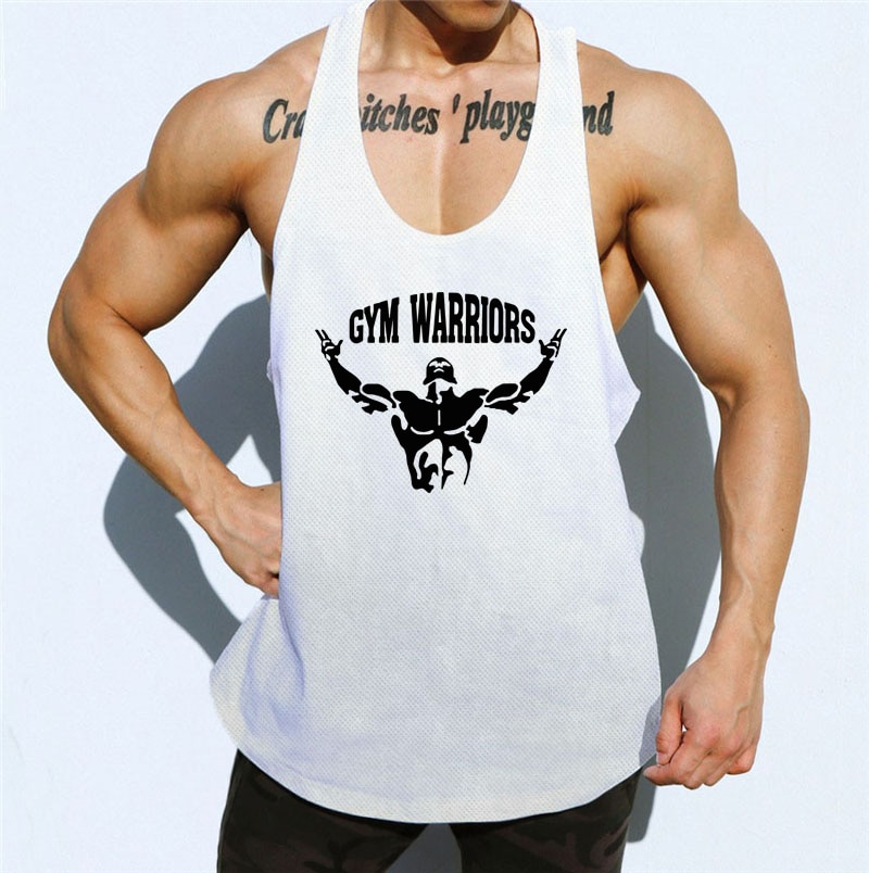 New Workout Men's Mesh Tank Top Muscle Singlets Fashion Sports Undershirt Gym Clothing Bodybuilding Sleeveless Fitness Vest