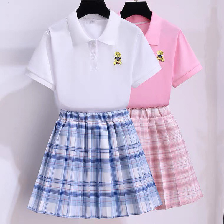 Bộ váy bé gái cỡ lớn váy mùa hè 26 đến 48kg M2231