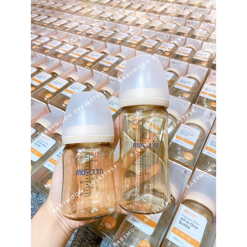 Bình sữa Moyuum 170ML/270ML/270ML KHÔNG NÚM