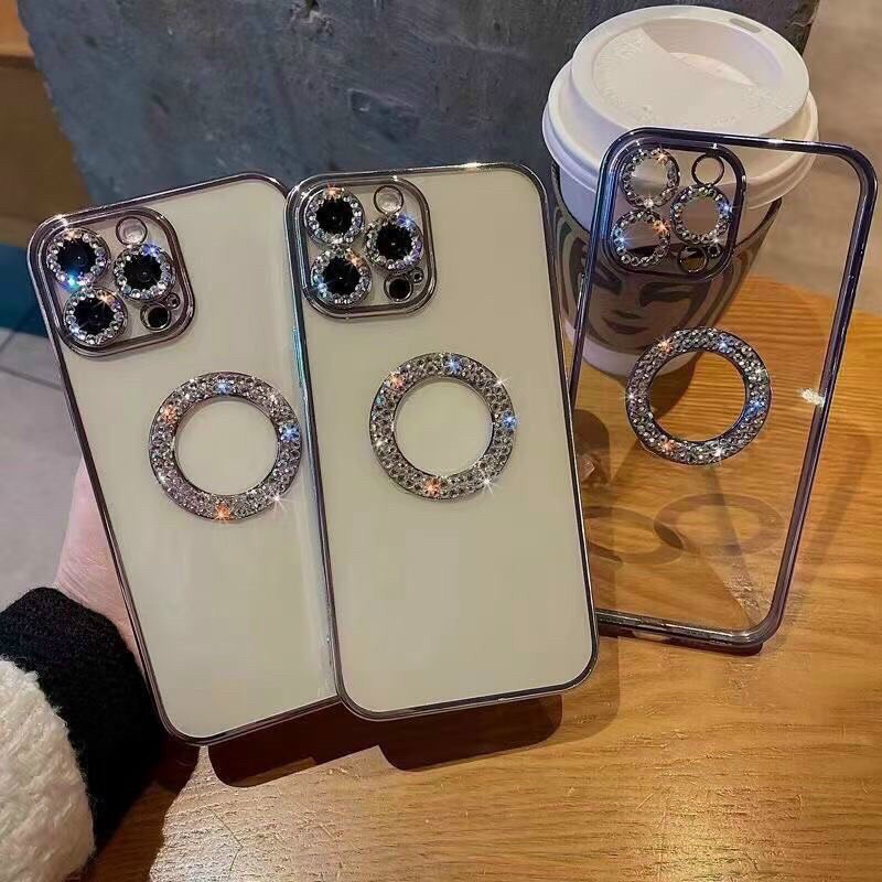 Ốp lưng thời trang newskin đính đá cao cấp ip 12 pro max/ 12/X/12 pro/ 11/13/13 pro max/Xs max