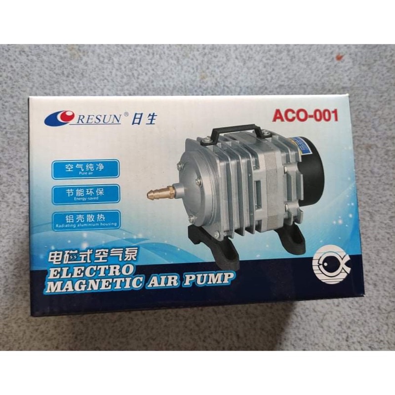 Máy Bơm Oxy Resun ACO001 18W - Thiết Bị Sủi Khí Cho Hồ Cá Cảnh, Koi và Thủy Sản