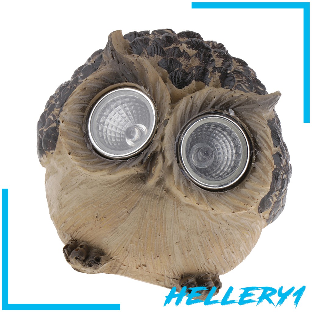 1 Đèn Năng Lượng Mặt Trời Hình Cú / Mèo Cho Sân Vườn