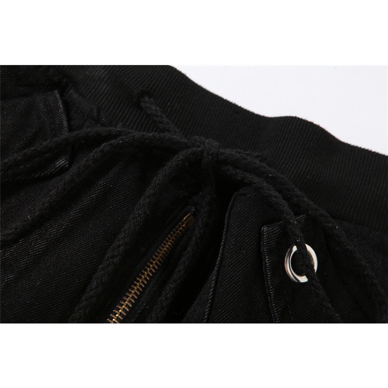 Chân Váy Maxi Lưng Thấp Màu Trơn Có Túi Và Khóa Kéo Thời Trang Đường Phố 2022 Cho Nữ