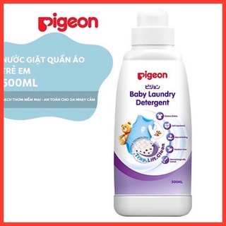 Nước giặt quần áo trẻ em pigeon 500ml-an toàn cho bé