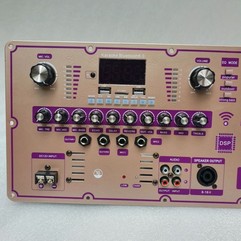 BO MẠCH H270-S MỚI Mạch Loa Kéo Reverb Hoàn Hảo Nhất Nguồn 40V Đôi DSP Mono