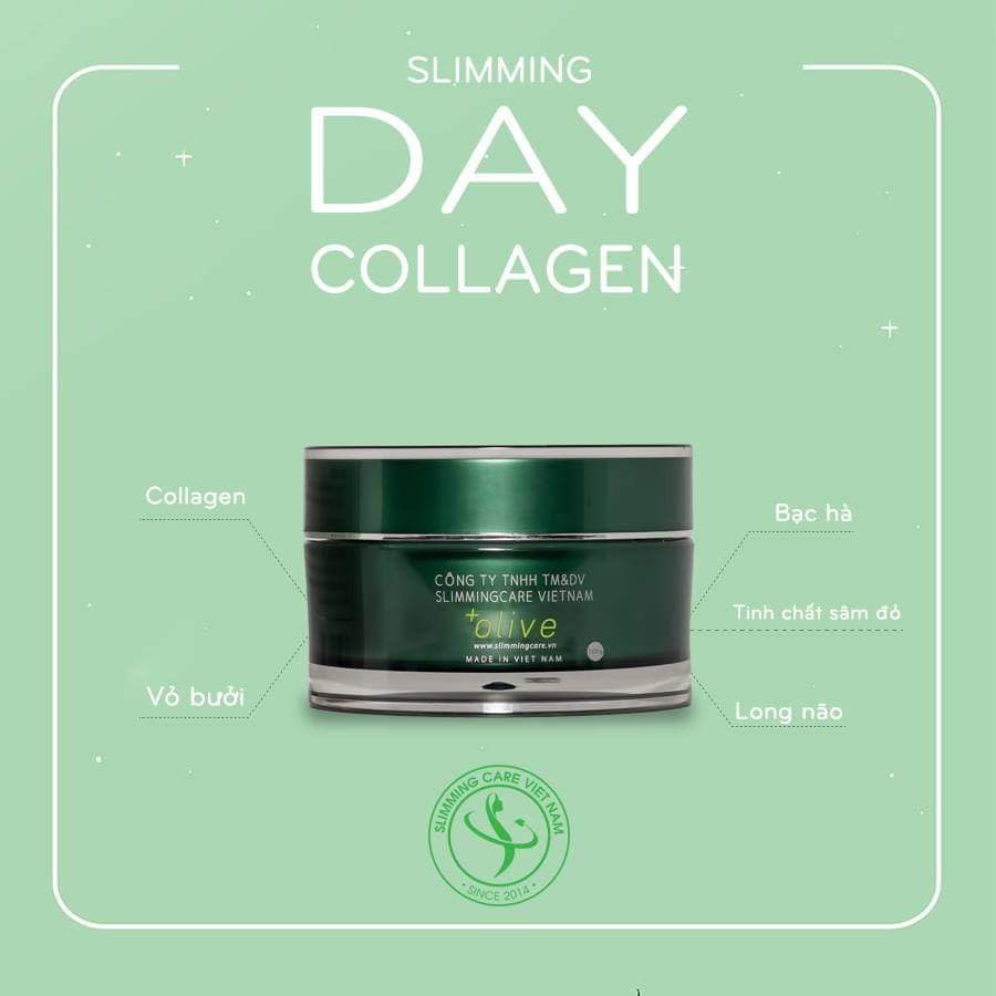 Bộ Kem tan mỡ săn chắc vùng da rạn Slimming Day Collagen thế hệ mới hộp 200g + đai định hình Slim latex