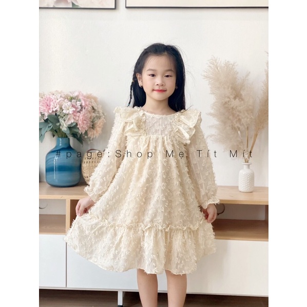 Váy cánh tiên cho bé-màu be size:9-11kg,10-12kg,11-13kg,13-15kg,15-17kg,17-19kg,19-21kg,21-23kg,23-25kg,25-27kg