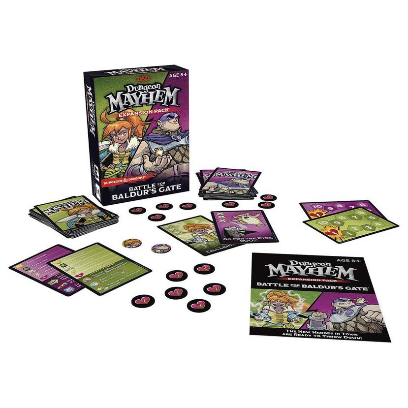 Board Game Dungeon Mayhem & Dragons/ mở rộng Battle for Baldur's Gate