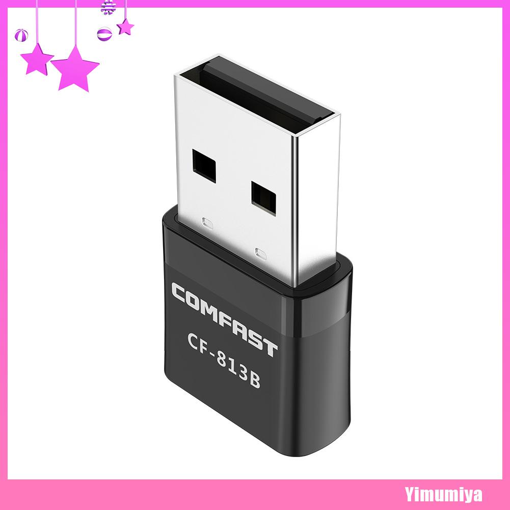 （Yimumiya） COMFAST CF-813B 650M USB 2.4+5.8GHz Bluetooth-compatible 4.2 WiFi Network Card Dongle