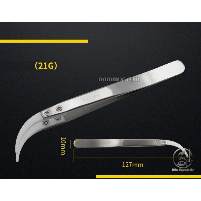 Nhíp INOX Đầu Sứ Giúp Kẹp Chính Xác - Chịu Nhiệt Cao - Chống Mòn - Chống Gỉ Sét