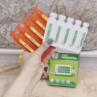 BỘ ĐÔI ENZYM KIDS & DAILY PROBIOTICS GIÚP BÉ ĂN NGON _HẤP THU _TĂNG CÂN