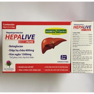 Hepalive Thanh nhiệt, giải độc gan, mát gan, tăng cường chức năng gan