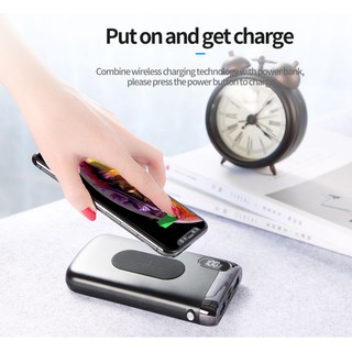 [Có Clip] Sạc Dự Phòng Không Dây 20000mAh Joyroom D-M194 Plus - Hàng Chính Hãng