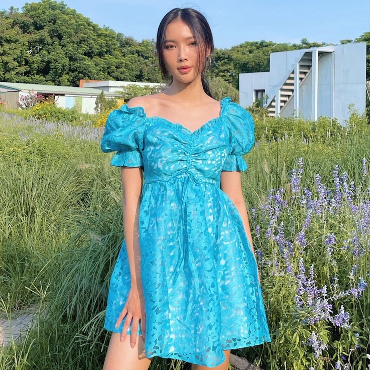 Đầm ren xanh Nary Dress Gem Clothing SP060508