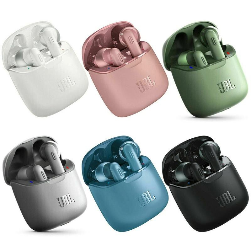 Tai Nghe Bluetooth JBL , Tai Nghe JBL Tune 220 TWS Bluetooth 5.0 Tự Động Kết Nối, Sạc Nhanh, Bass Trâm,
