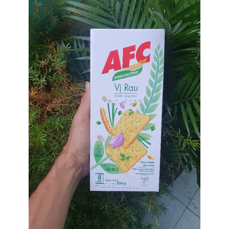 BÁNH QUY CRACKER MẶN AFC 200GR