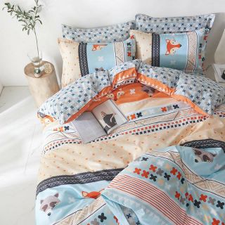 Bộ chăn ga poly nhập khẩu con cáo