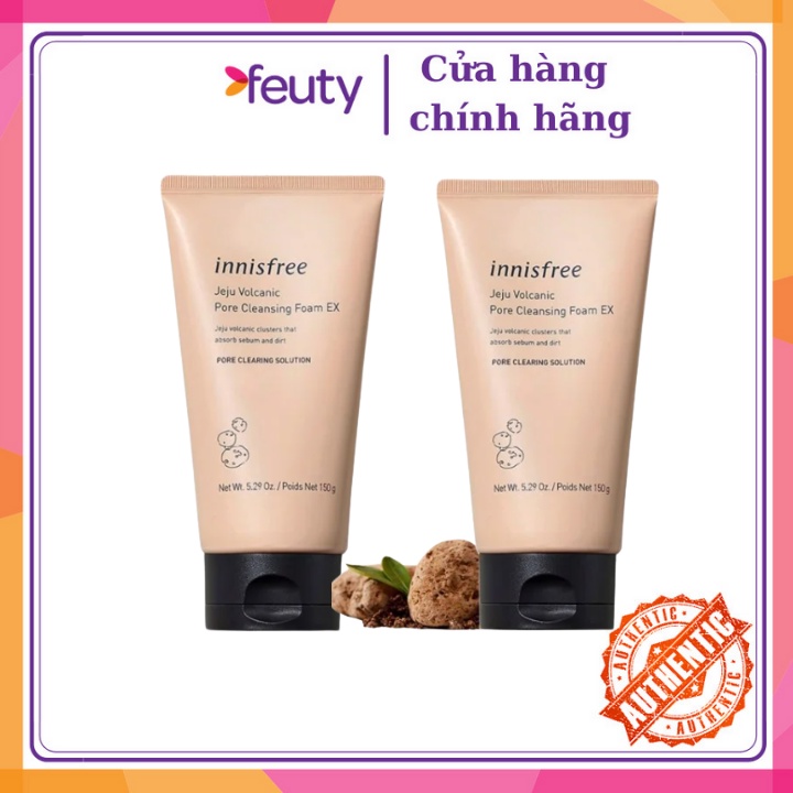 Sữa Rửa Mặt  INNISFREE Tro Núi Lửa Jeju Volcanic Pore Cleansing Foam 150ml
