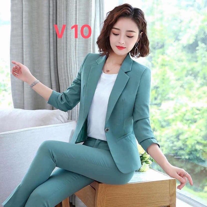 SÉT BỘ VEST CÔNG SỞ HÀN QUỐC SANG TRỌNG MẪU HÓT 🔥🔥🔥