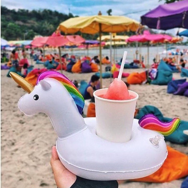 Unicorn kỳ lân - Phao bơi giữ cốc