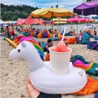 Unicorn kỳ lân - Phao bơi giữ cốc