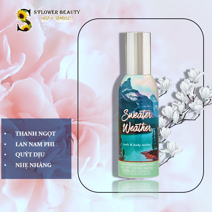 Nhiều Hương | Xịt Khử Mùi Thơm Phòng Bath &amp; Body Works Concentrated Room Spray (42.5g)