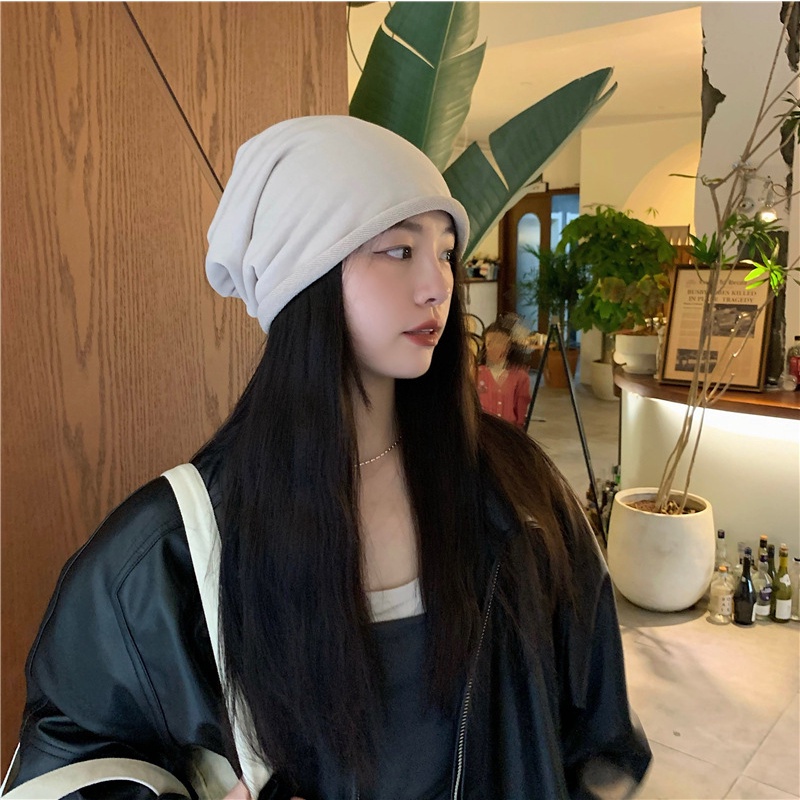 Mũ Turban Không Vành Thiết Kế Nhỏ Nhắn Thời Trang Theo Phong Cách Hàn Quốc Cho Nữ